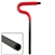 Jonard Tools T-Handle Security Wrench 5/16in