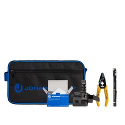 Jonard Fiber Optic Connector Clean and Prep Kit with Precision Cleaver