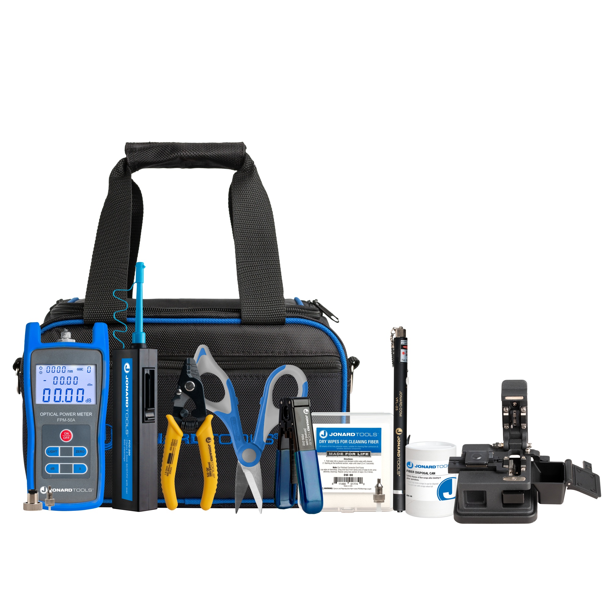 Jonard FTTH Prep Kit with Power Meter