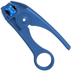 RG6/59 Wire Stripper Cable Cutter Pliers Double Blades Automatic Coaxial Rota . 