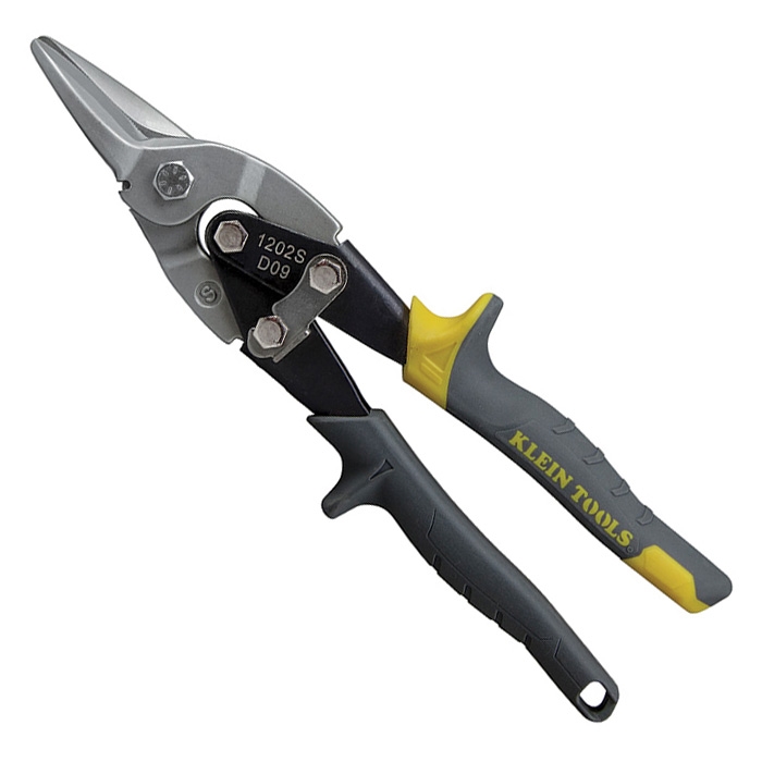 Klein Tools 1200L - Aviation Snips with Wire Cutter, Left