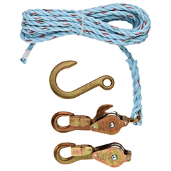 Klein Tools Block & Tackle w/ Standard Snap Hooks