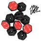 Klein Tools Self-Stick 3-Slot Cable Clips - 10pc