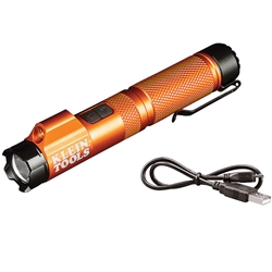 Klein Rechargeable Focus Flashlight w/ Laser