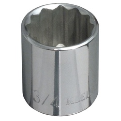 Klein Tools 3/8" Drive - 3/4" Standard 12-Point Socket