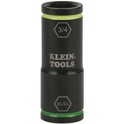 Klein Flip Impact Socket - 3/4in x 13/16in
