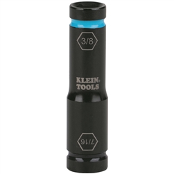 Klein Flip Impact Socket - 7/16in x 3/8in
