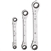 Klein Tools Ratcheting Offset Box Wrench Set - 3pc