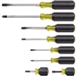 Klein Tools 8 Piece Cushion-Grip Screwdriver Set