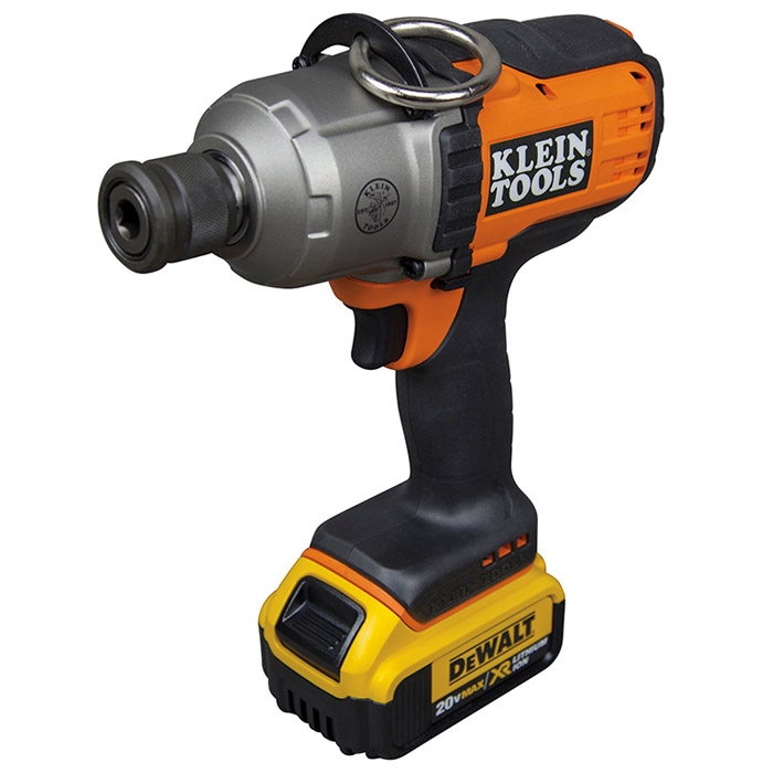 Klein Tools Battery-Operated Impact Wrench Kit 7/16in