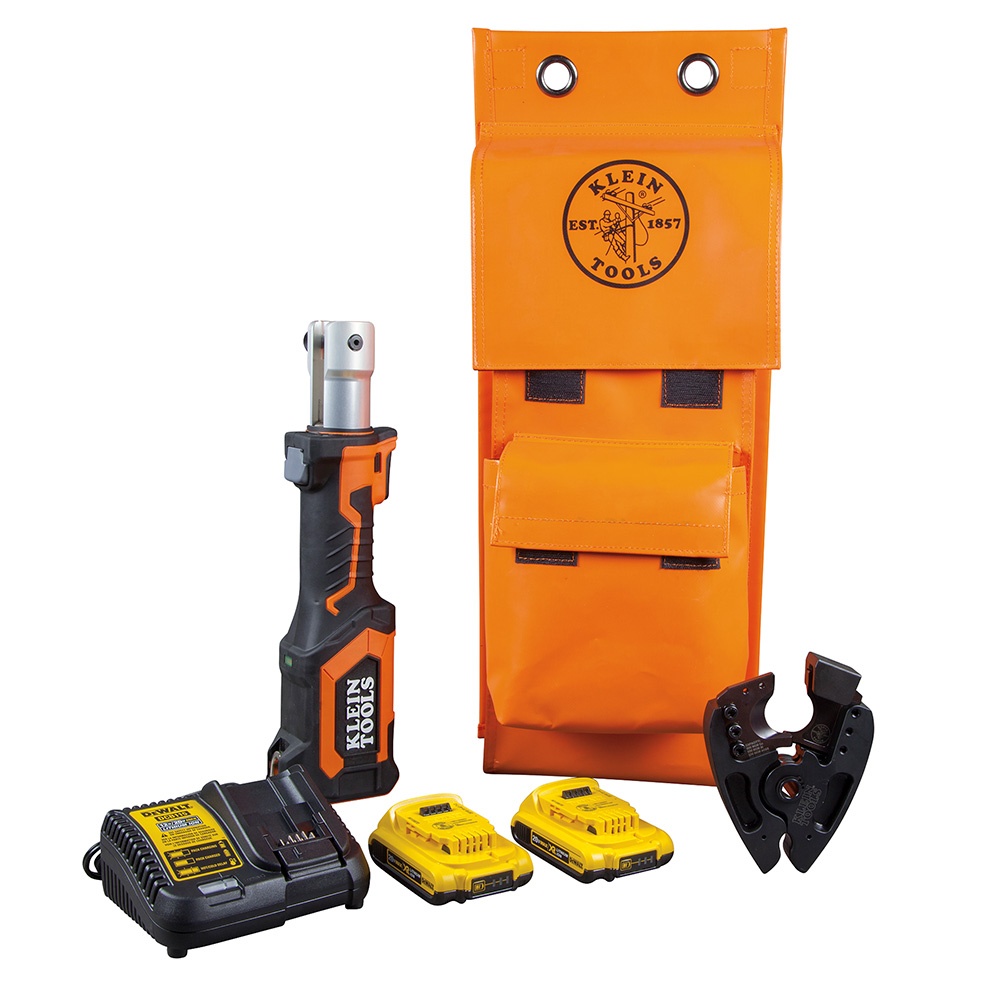 Klein Battery-Operated 7-Ton ACSR Cable Cutter Kit - 2 Ah