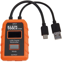 Klein Tools USB-A/USB-C Digital Meter