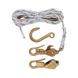 Klein Block and Tackle with Guarded Hooks - Rope Spliced to H268, H267 Block, 258 Anchor Hook