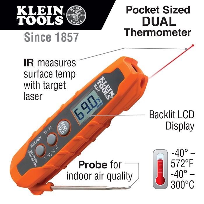 Buy Thermometer Electronic Optix KT-7 KleerTemp, Use To Measure Interior  Temperature, Analog Display, Mounted, 7 Diameter, Clear, Plastic Online -  Young Farts RV Parts