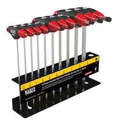 Klein Tools 10 pc SAE Ball-End T-Handle Set with Stand