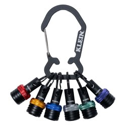 Klein Tools Bit Holder Keychain Set, 6-Piece