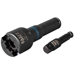 Klein Tools 4-in-1 Square Impact Socket