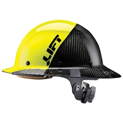 Lift DAX Carbon Fiber Full Brim 50-50 - Yellow/Black
