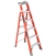 6ft 300lb Fiberglass Cross-Step/Shelf Ladder - Type IA