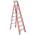 8ft 300lb Fiberglass Cross-Step/Shelf Ladder - Type IA