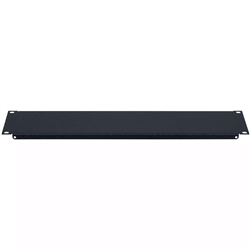 Rack Panel-Blank-1U 16ga Flanged Aluminum