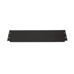 Rack Panel-Blank-2U  16ga Flanged Aluminum