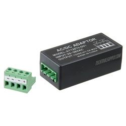 24VAC to 12VDC 1.5 Amp Power Converter with removable terminal block