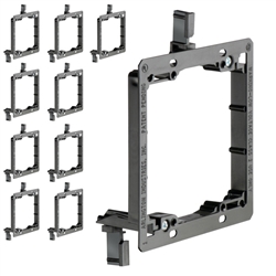 Arlington LV2 Dual Gang Low Voltage Bracket - 10 Pack