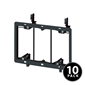 Arlington LV3 Triple Gang Low Voltage Bracket - 10 Pack