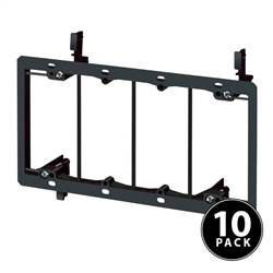 Arlington LV4 Four Gang Low Voltage Bracket - 10 Pack