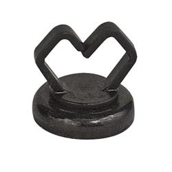 Mag-Daddy 1/2in Magnetic Cable Holder 10lbs - Plenum Black 100pc