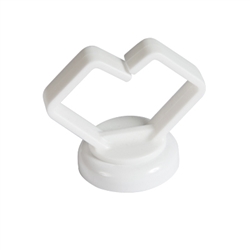 Mag-Daddy 3/4in Magnetic Cable Holder 16lbs - Plenum White 10pc
