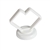 Mag-Daddy 1in Magnetic Cable Holder 15lbs - Plenum White 100pc