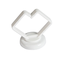 Mag-Daddy 1in Magnetic Cable Holder 15lbs - Plenum White 100pc