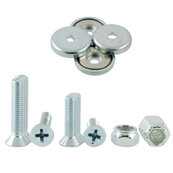 Camera Magnet Mount -  4 Mount Mags & Mounting Hardware - 1pc