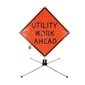 MDI WindMaster Stand w/ Utility Work Sign - 36in