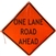 MDI One Lane Road Ahead Traffic Sign - 36in