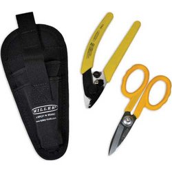 Miller by Ripley Tools Fiber Optic Stripper and Shear Kit with CFS-3 and KS-2