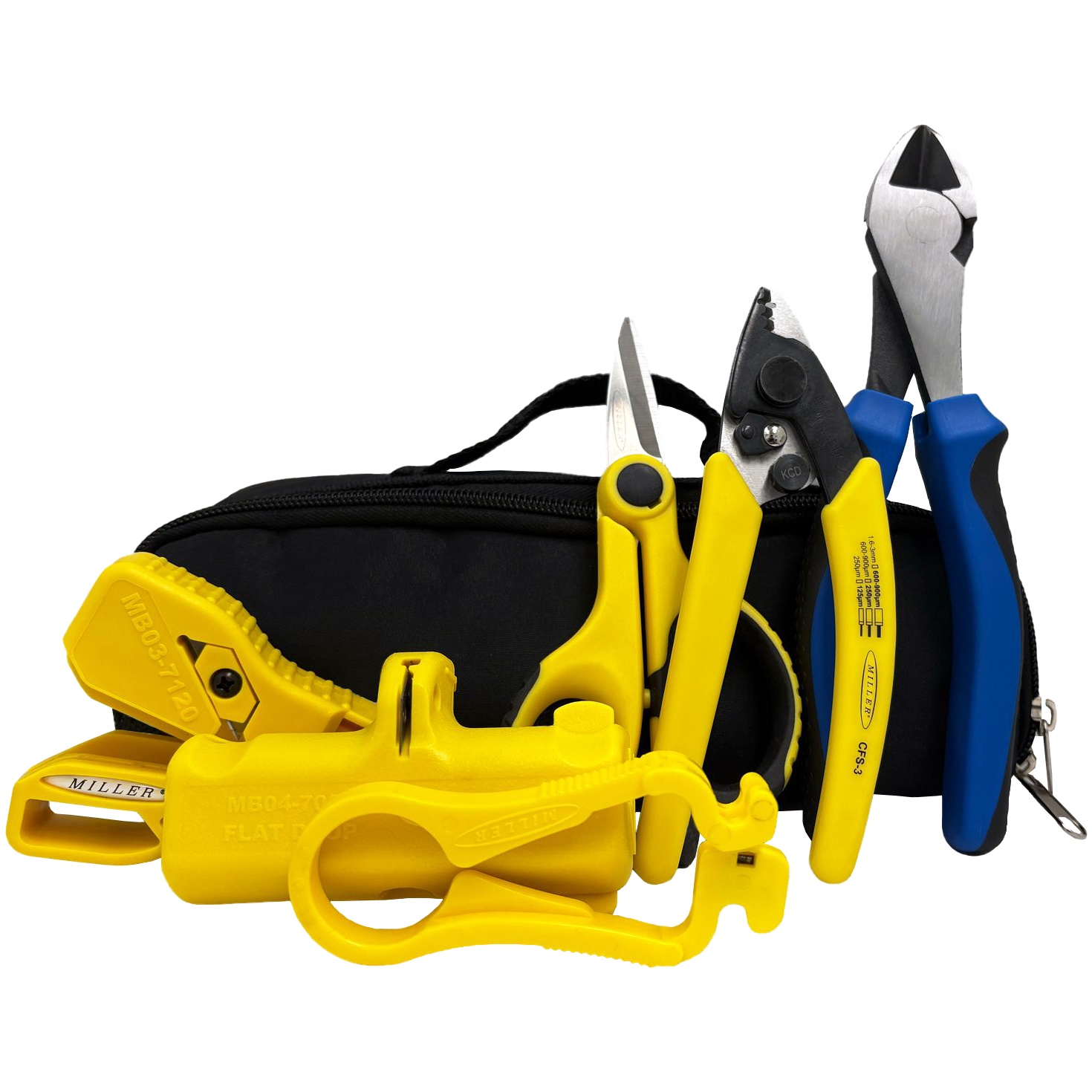 Miller by Ripley Tools FTTX Flat Drop End Prep Kit with Toner Wire Slitter