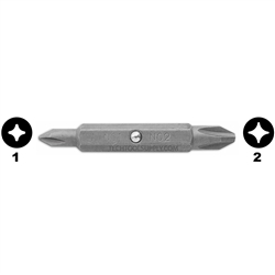 MegaPro Phillips Bit 1-2 Nickel Plated