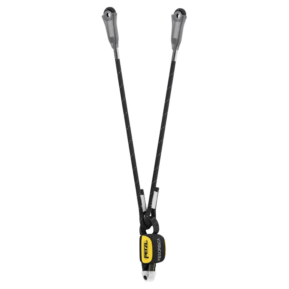 Petzl ABSORBICA-Y 80 Double Lanyard with Energy Absorber - 80cm