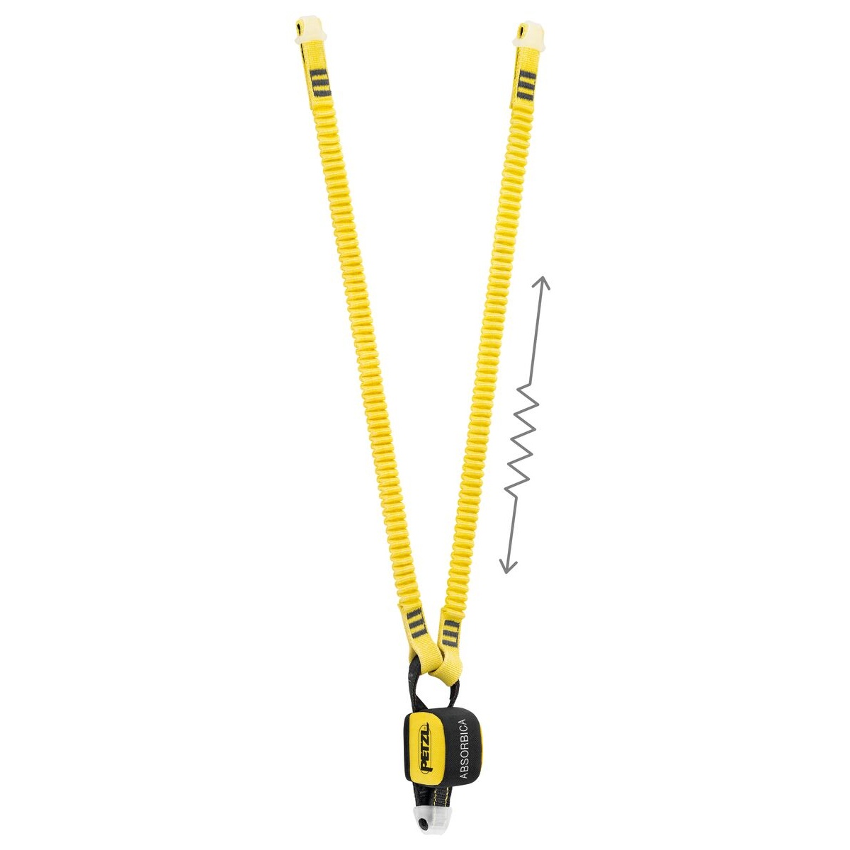 Petzl ABSORBICA-Y 150 Double Lanyard with Energy Absorber - 150cm