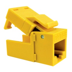 Platinum Tools CAT5 EZ-SnapJack Yellow