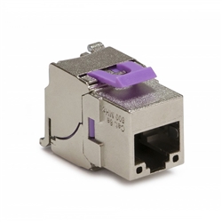 Platinum Tools Shielded Cat6A Keystone Jack