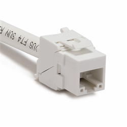 Platinum Tools Cat6A Keystone Jack - White