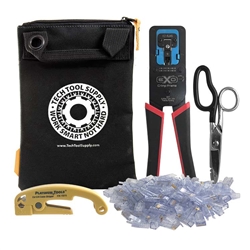 104pc Platinum Tools EXO EZ-RJ45 Kit (CAT5e)