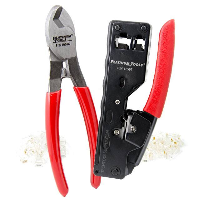 Platinum Tools Tele-titan Modular Plug Crimp Tool 12507C Red for sale online 