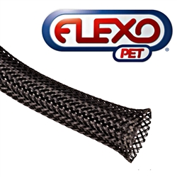 1/2in Expandable Sleeving Black 100'