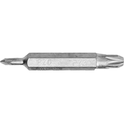 MegaPro Pozi Bit 0-3 Nickel Plated