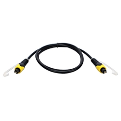 QVS 10ft Toslink Digital/SPDIF Optical Audio